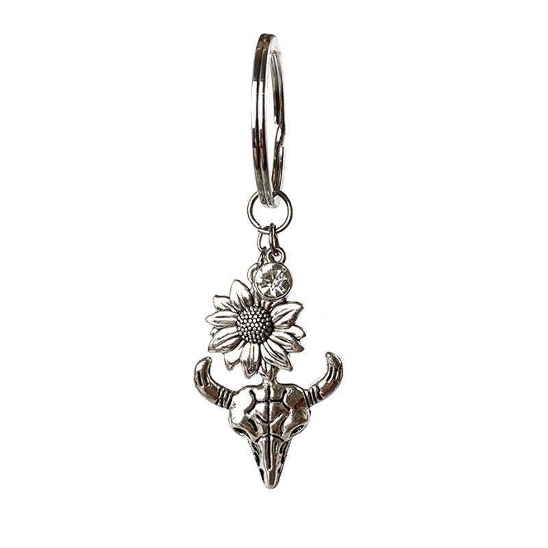 Cow Skull Pendant Keychain Pendant