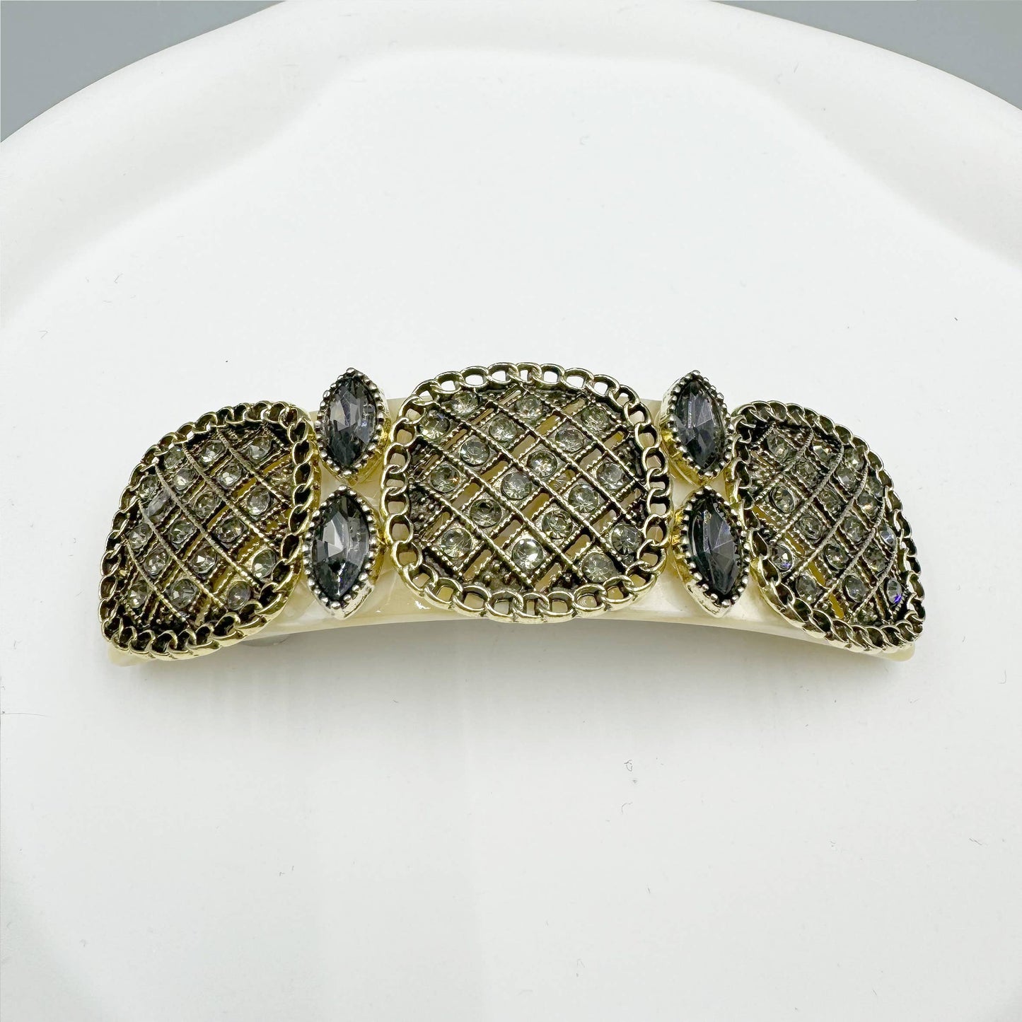 Baroque Rhinestone Hair French Barrette