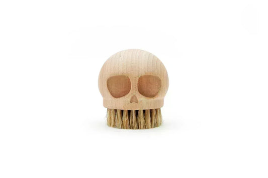 Beech Wood Skull Brush - Shadowplay Collection