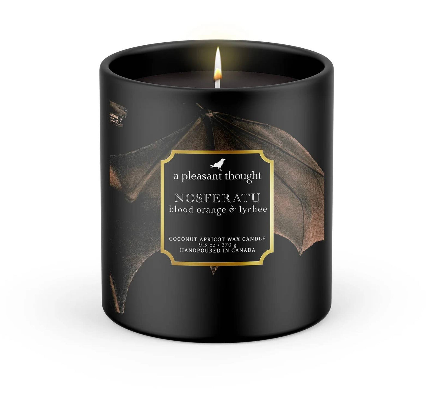 NOSFERATU- Blood Orange & Lychee Raven Candle