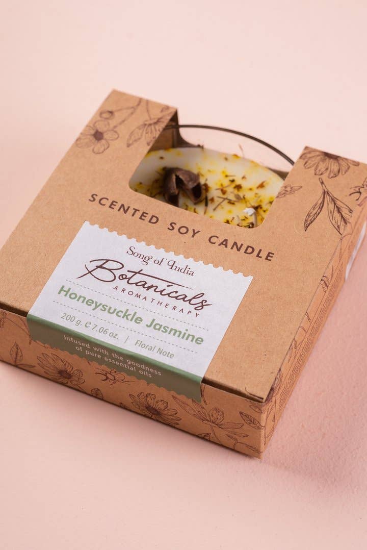 Honeysuckle Jasmine Botanical Candle