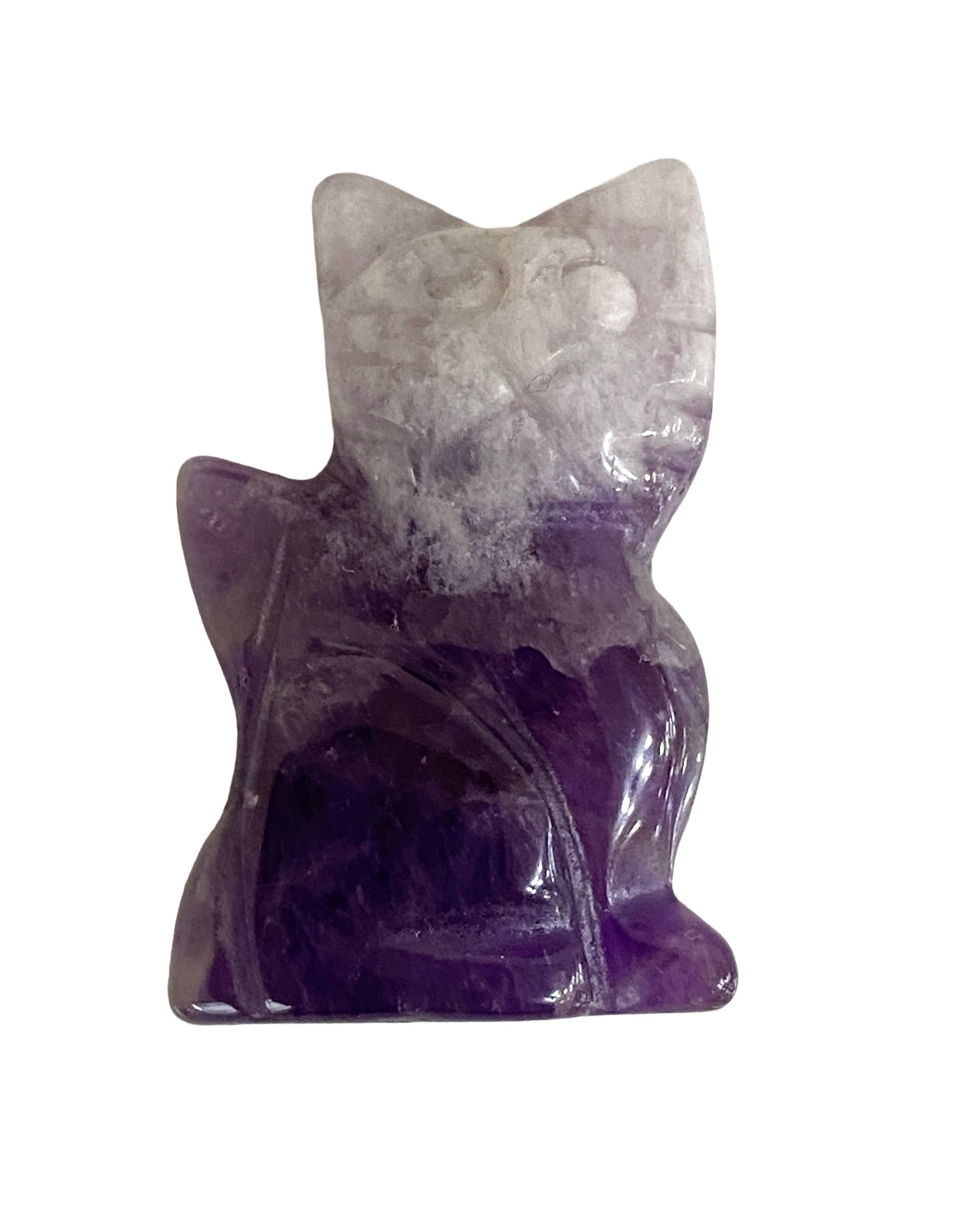 Small Pocket Gemstone Crystal Cat