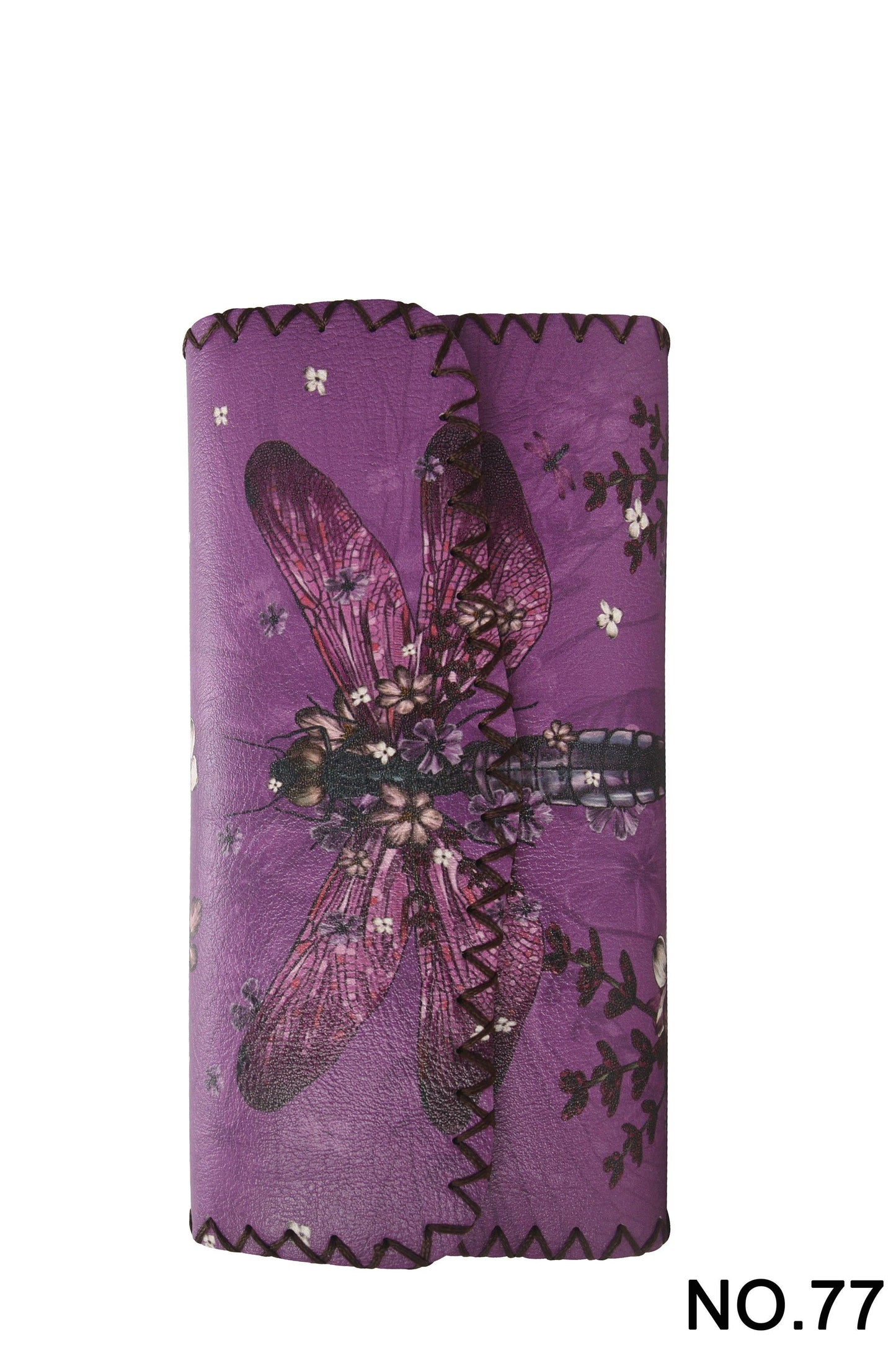 Purple Dragonfly Printed Wallet