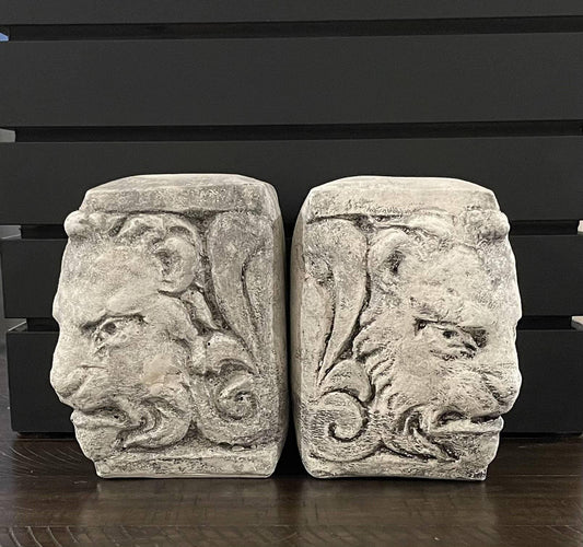 Cornerstone Heavy Lion Bookends - Shadowplay Collection