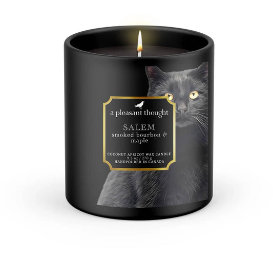 SALEM | SMOKED BOURBON & MAPLE | RAVEN CANDLE: Cotton