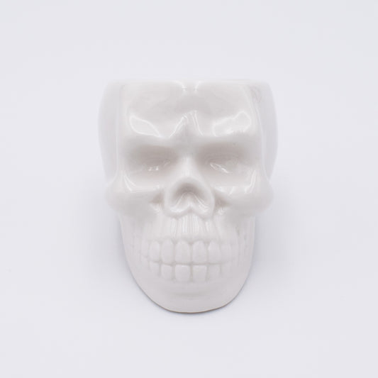 Ceramic Small Skull Container or Planter